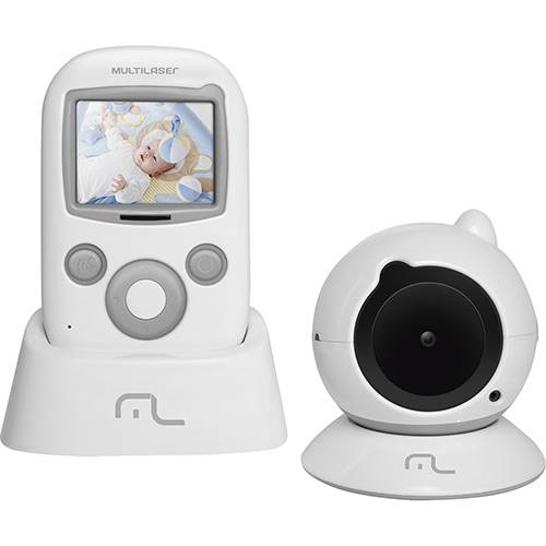 Tamanhos, Medidas e Dimensões do produto Babá Eletrônica com Câmera Multikids Baby View Tela 2,4" Visão Noturna Até 150m