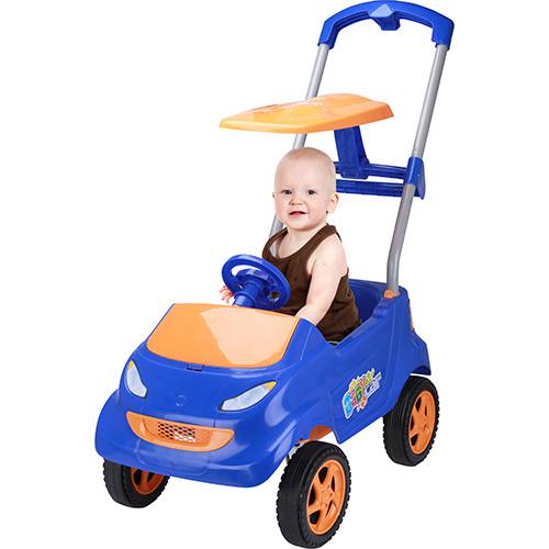 Tamanhos, Medidas e Dimensões do produto Baby Car Azul/Laranja - Homeplay