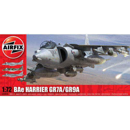Tamanhos, Medidas e Dimensões do produto BAe Harrier GR7A/GR9A - 1/72 - Airfix A04050