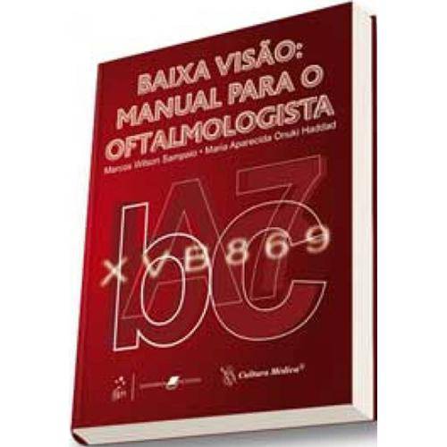 Tamanhos, Medidas e Dimensões do produto Baixa Visão: Manual para o Oftalmologista