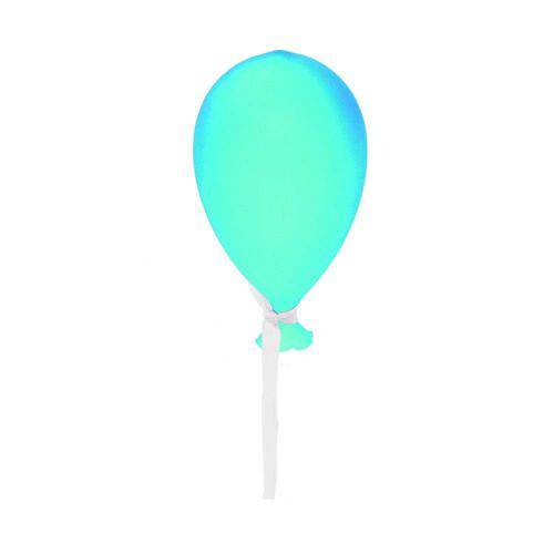 Tamanhos, Medidas e Dimensões do produto Balão de Vidro Fosco Azul Decoração Festas