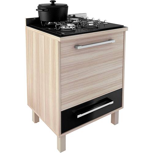 Tamanhos, Medidas e Dimensões do produto Balcão Cooktop 4 Bocas Preto - Palmeira