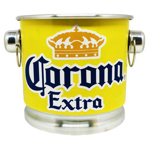 Tamanhos, Medidas e Dimensões do produto Balde para Gelo Cerveja Corona Extra 10 Litros Alumínio