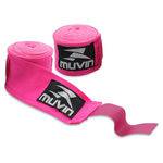 Tamanhos, Medidas e Dimensões do produto Bandagem Elástica - 300cm X 5cm - Pink - Muvin Bdg-300