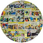 Tamanhos, Medidas e Dimensões do produto Bandeja Redonda Quadrinhos DC Colorido - Urban