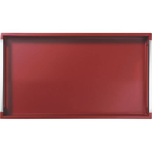 Tamanhos, Medidas e Dimensões do produto Bandeja Retangular Laqueada com Alças Tramontina Design Collection Vermelho 40x23cm