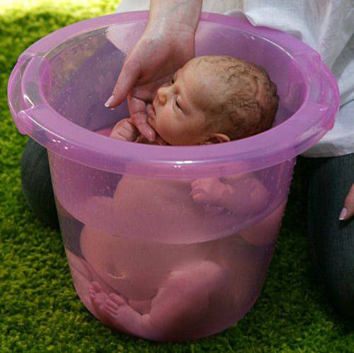 Tamanhos, Medidas e Dimensões do produto Banheira para Bebê TummyTub Rosa - BabyTub