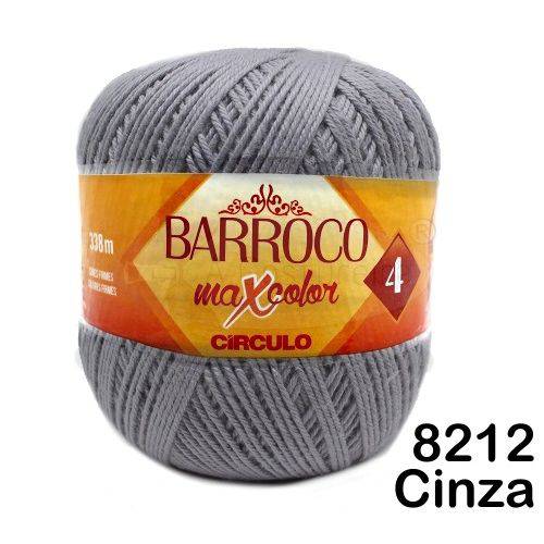 Tamanhos, Medidas e Dimensões do produto Barbante Barroco Maxcolor Círculo Nº4 200g -Cor: 8212