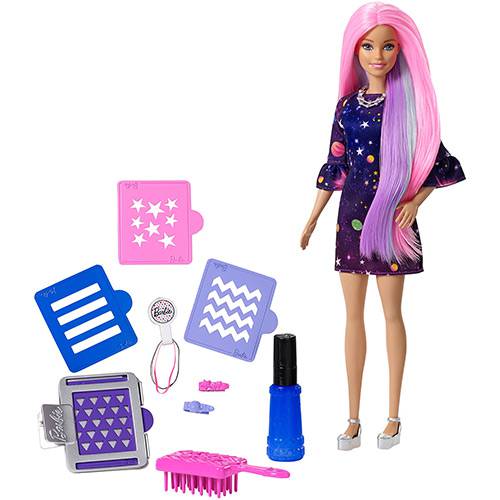 Tamanhos, Medidas e Dimensões do produto Barbie Cabelos Coloridos - Mattel