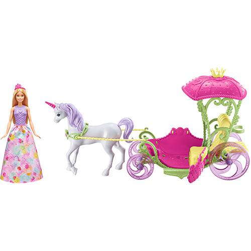 Tamanhos, Medidas e Dimensões do produto Barbie Carruagem Dom Princesa - Mattel
