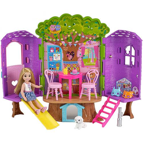 Tamanhos, Medidas e Dimensões do produto Barbie Casa na Árvore da Chelsea - Mattel