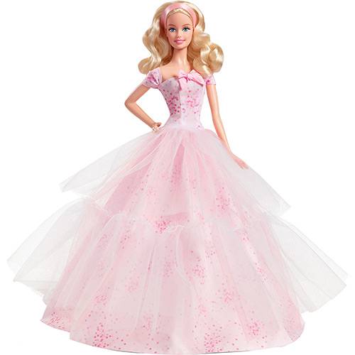 Tamanhos, Medidas e Dimensões do produto Barbie Colecionável Feliz Aniversário - Mattel