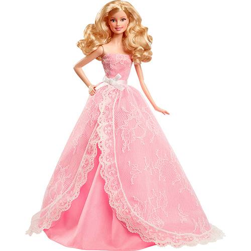 Tamanhos, Medidas e Dimensões do produto Barbie Collector Feliz Aniversário - Mattel