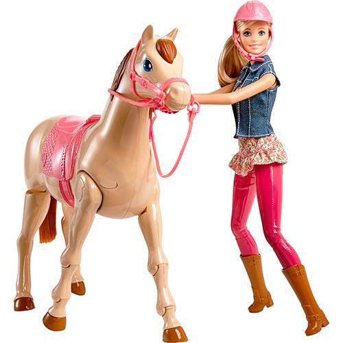Tamanhos, Medidas e Dimensões do produto Barbie Family Boneca com Cavalo - Mattel