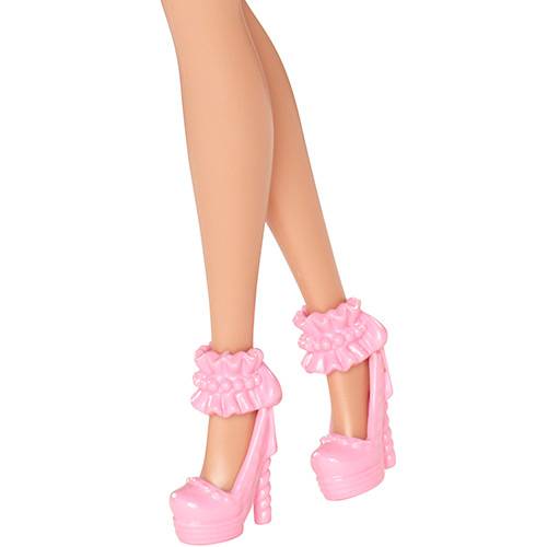 Tamanhos, Medidas e Dimensões do produto Barbie Fashion And Beauty - Rosa C/ Detalhes Preto - Mattel