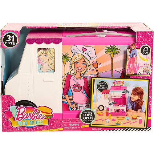Tamanhos, Medidas e Dimensões do produto Barbie Food Truck