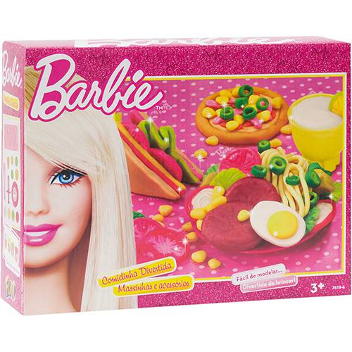 Tamanhos, Medidas e Dimensões do produto Barbie Massinha Comidinha Divertida - Fun