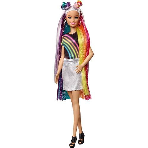 Tamanhos, Medidas e Dimensões do produto Barbie Penteados de Arco-Iris Fxn96 - Mattel