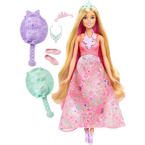 Tamanhos, Medidas e Dimensões do produto Barbie Princesa Cabelos Coloridos - Mattel
