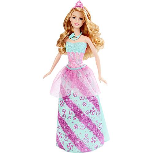 Tamanhos, Medidas e Dimensões do produto Barbie Princesa Penteados Mágicos Princesa Candy Fashion - Mattel