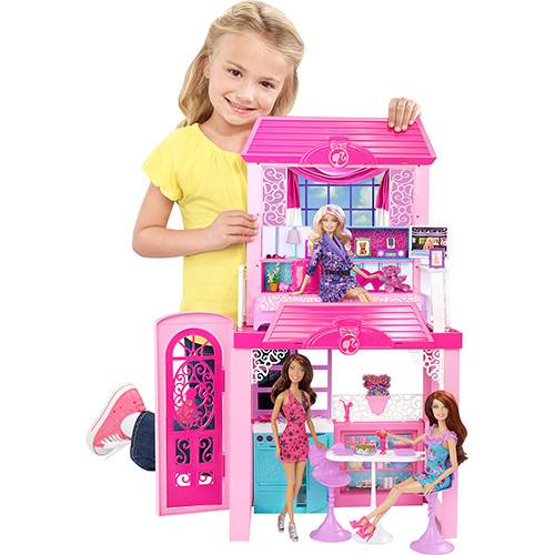 Tamanhos, Medidas e Dimensões do produto Barbie Real Casa com Boneca 2013 Mattel