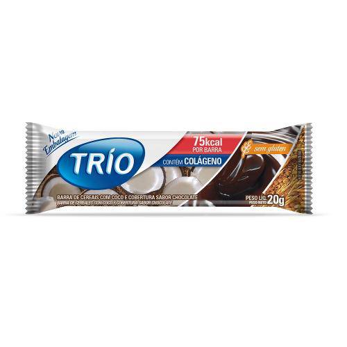 Tamanhos, Medidas e Dimensões do produto Barra de Cereais Trio Coco com Chocolate 1 Unidade de 20g