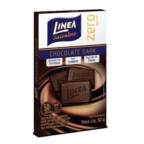Tamanhos, Medidas e Dimensões do produto Barra de Chocolate Linea Dark Zero Açúcar 30g