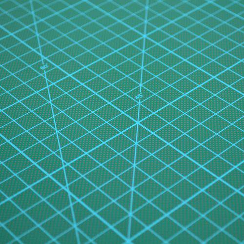 Tamanhos, Medidas e Dimensões do produto Base de Corte Dupla Face Círculo Verde - 30x45cm