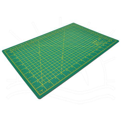 Tamanhos, Medidas e Dimensões do produto Base de Corte Dupla Face Patchruler Verde - 30x45cm