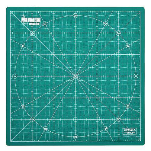 Tamanhos, Medidas e Dimensões do produto Base de Corte Giratória Olfa - 30x30cm