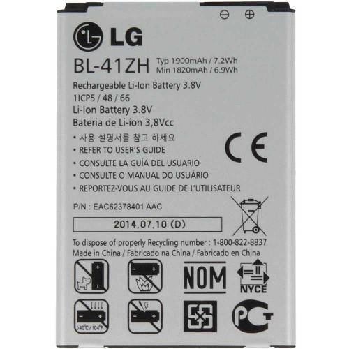 Tamanhos, Medidas e Dimensões do produto Bateria de Celular Bateria LG BL-41ZH D227 L50 Sporty TV Dual, D295 G2 Lite, H222TV Joy, H326T Leon