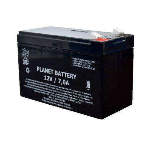 Tamanhos, Medidas e Dimensões do produto Bateria Estacionária Vrla ( Agm ) Planet Battery 12v – 7ah