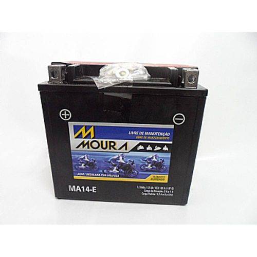 Tamanhos, Medidas e Dimensões do produto Bateria Moura Moto MA12e-12v 12Ah