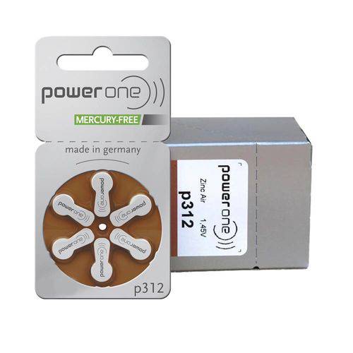 Tamanhos, Medidas e Dimensões do produto Bateria POWER ONE - P312 / PR41 - Mercury Free - para Aparelho Auditivo