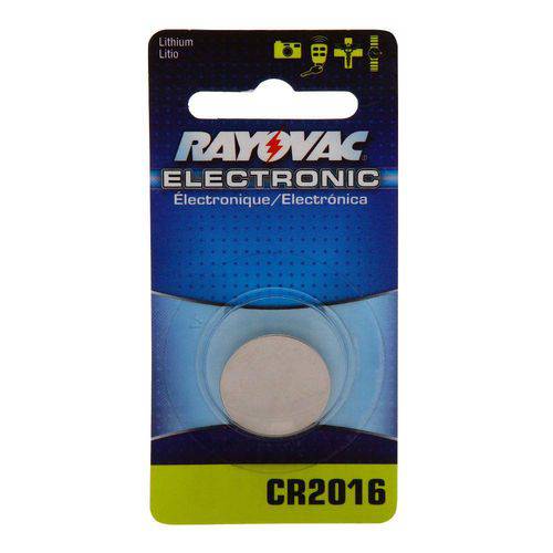Tamanhos, Medidas e Dimensões do produto Bateria Rayovac Lithium CR2016 3v