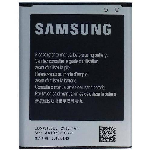 Tamanhos, Medidas e Dimensões do produto Bateria Samsung Galaxy Gran Duos Gt-i9082 - EB535163LU