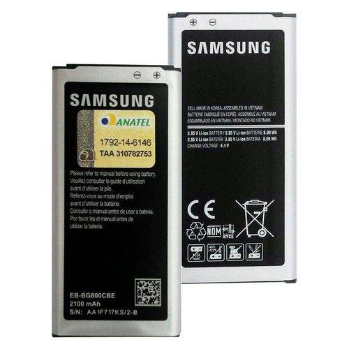 Tamanhos, Medidas e Dimensões do produto Bateria Samsung S5 Mini G800 EBBG800CBE