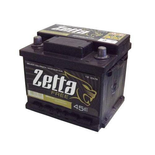 Tamanhos, Medidas e Dimensões do produto Bateria Zetta 45ah – Z45d – Fabricação Moura - Selada