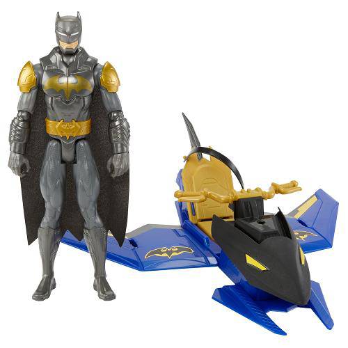 Tamanhos, Medidas e Dimensões do produto Batman com Veículo Batman e Batjet/Batnave - Mattel