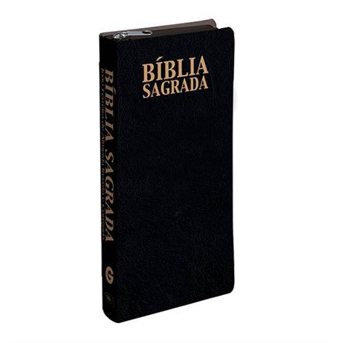 Tamanhos, Medidas e Dimensões do produto Biblia Bolso Capa Ziper Preta - Geografica