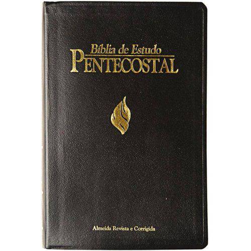 Tamanhos, Medidas e Dimensões do produto Bíblia de Estudo Pentecostal - Peq. Lx. - (Preta)