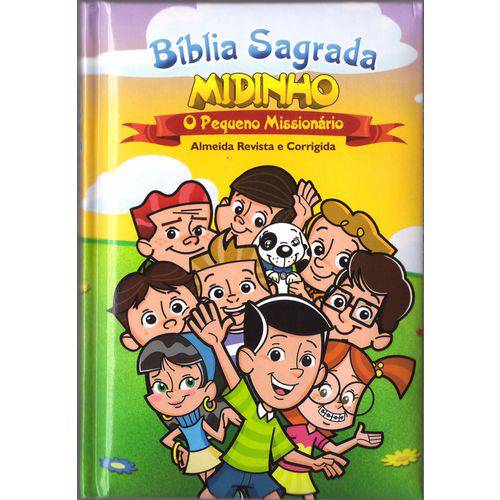 Tamanhos, Medidas e Dimensões do produto Bíblia Sagrada Midinho- o Pequeno Missionário (Capa Dura Almofadada)