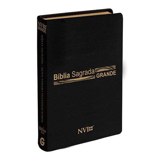 Tamanhos, Medidas e Dimensões do produto Bíblia Sagrada Nvi - Letra Grande - Luxo (Preta)