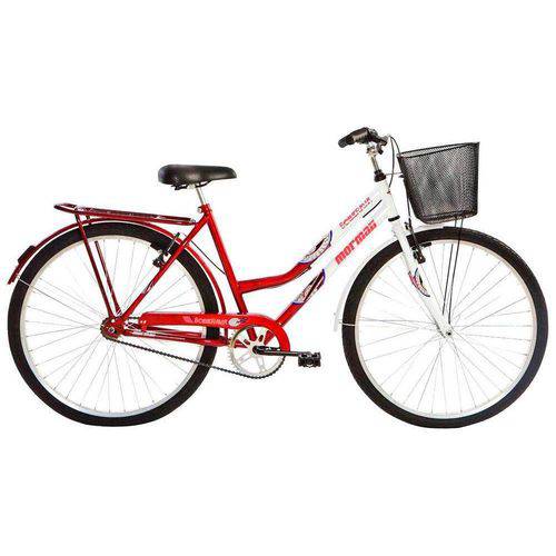 Tamanhos, Medidas e Dimensões do produto Bicicleta Aço Carbono Soberana FF Aro 26 Vermelha/Branca - Mormaii