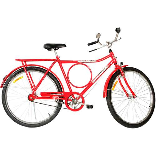 Tamanhos, Medidas e Dimensões do produto Bicicleta Aro 26 Barra Circular Cp Vermelho - Mona