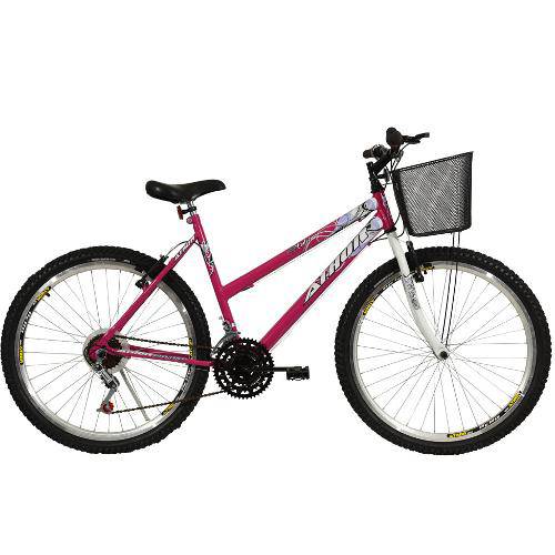Tamanhos, Medidas e Dimensões do produto Bicicleta Athor Aro 26 18M Model Rosa Preto;Verde;Laranja Único