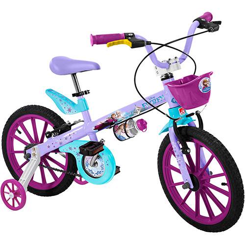 Tamanhos, Medidas e Dimensões do produto Bicicleta Brinquedos Bandeirante Aro 16 Disney Frozen