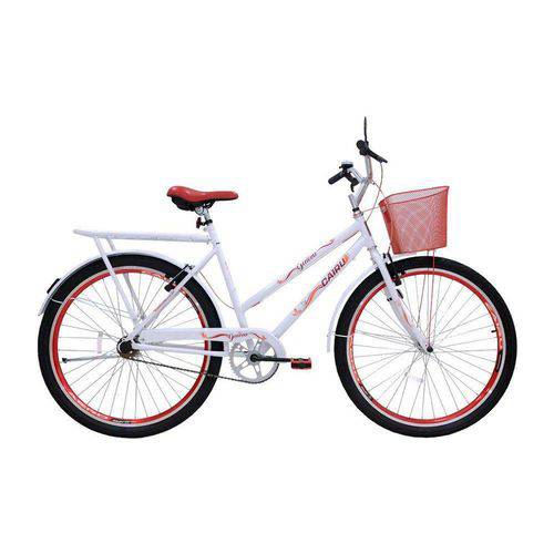 Tamanhos, Medidas e Dimensões do produto Bicicleta Cairu Aro 26 Cesta Feminino Personal Genova - 311010 - Branco