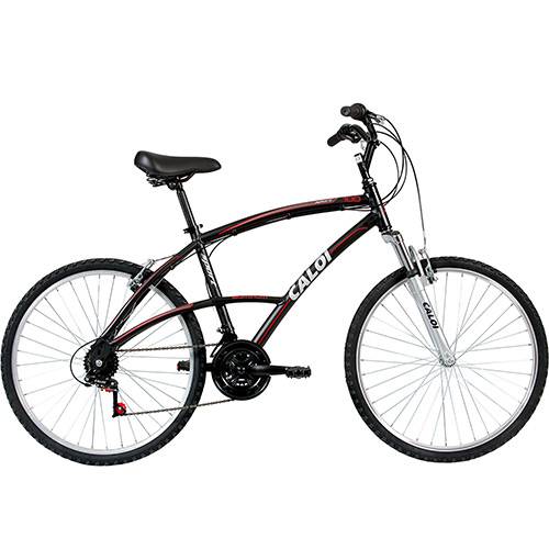 Tamanhos, Medidas e Dimensões do produto Bicicleta Caloi 100 Sport Aro 26 21 Marchas - Preto