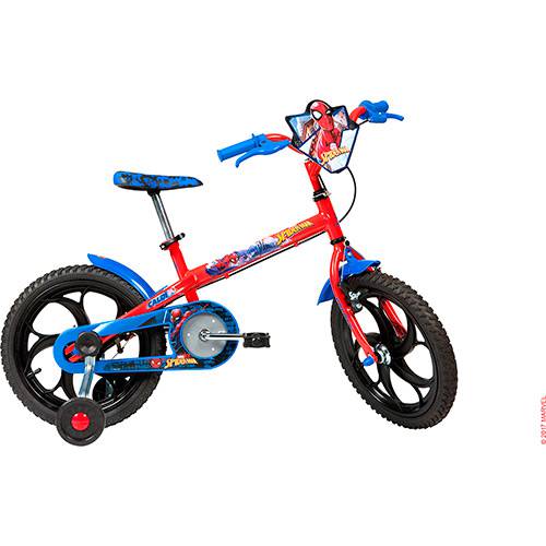 Tamanhos, Medidas e Dimensões do produto Bicicleta Caloi Spider Man Aro 16